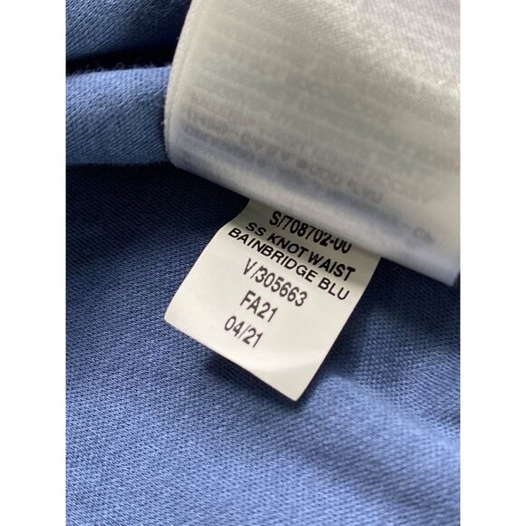 Gap Knot Waist Mini T-Shirt Tunic Dress Size L Twist Front Athletic Gorpcore - Picture 6 of 7